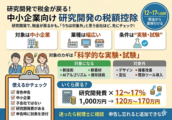 試験研究費の税額控除