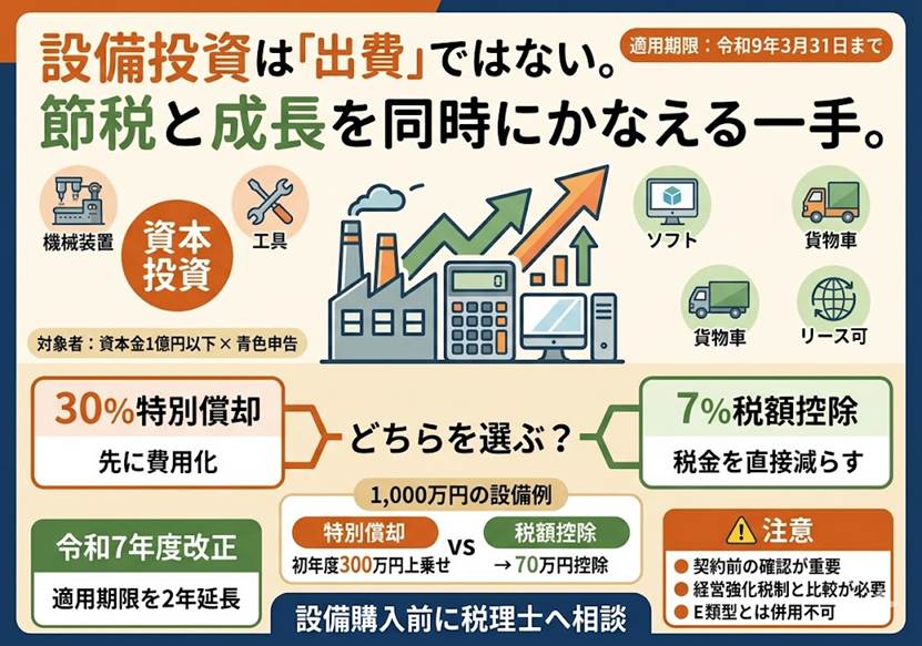 中小企業投資促進税制の全貌 設備投資で賢く節税