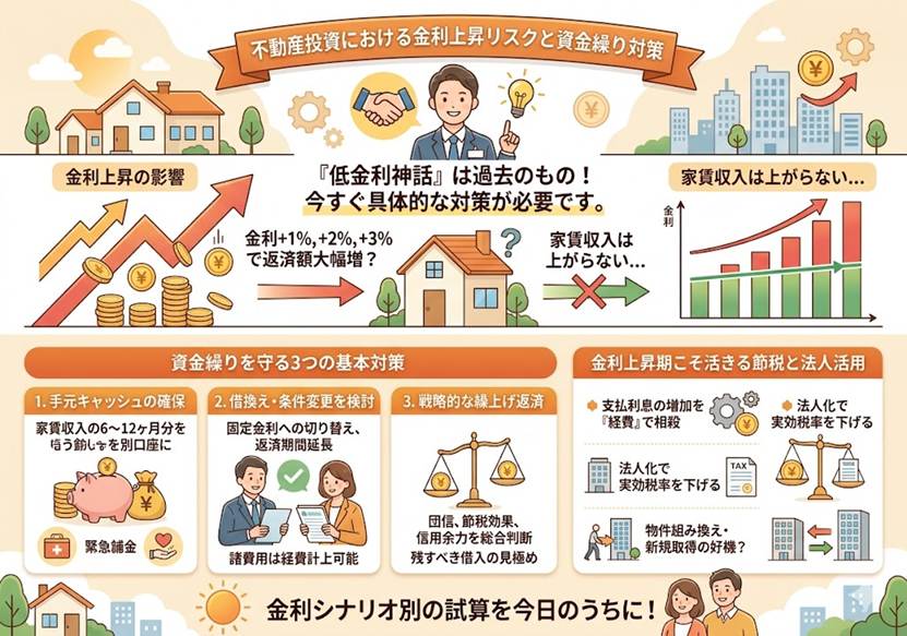 金利上昇時代を乗り切る大家の資金繰り戦略