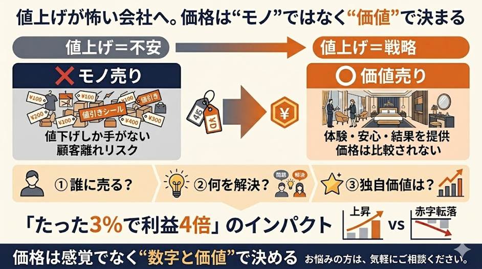 その値段、"モノの値段"で語っていませんか?