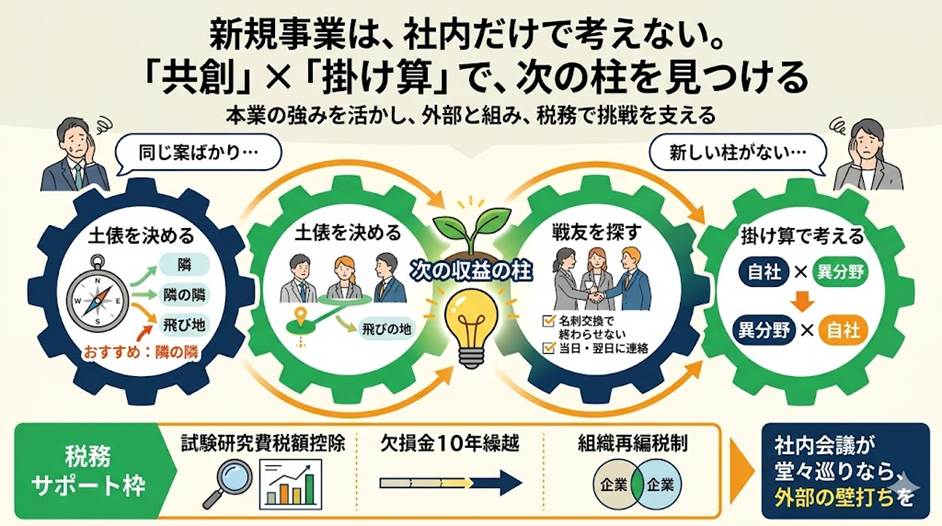 新規事業のアイデアは社内に眠っているか——中小企業のための共創と『掛け算』思考