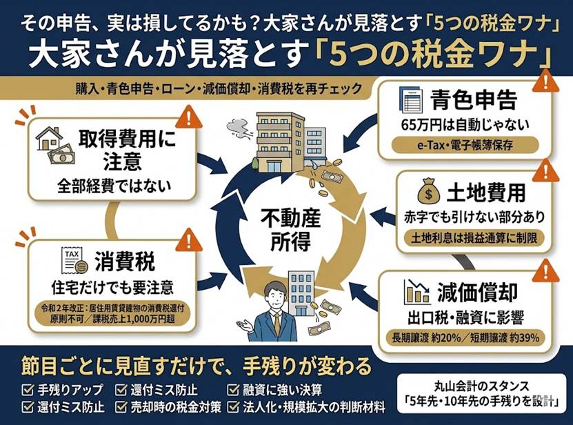 実は損してる！不動産所得の5大誤解と対策