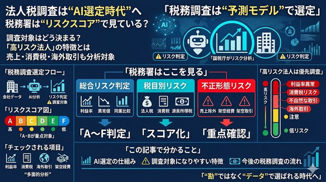 「赤字だから税務調査は来ない」はもう古い?国税庁の最新AIが狙う“意外な盲点”