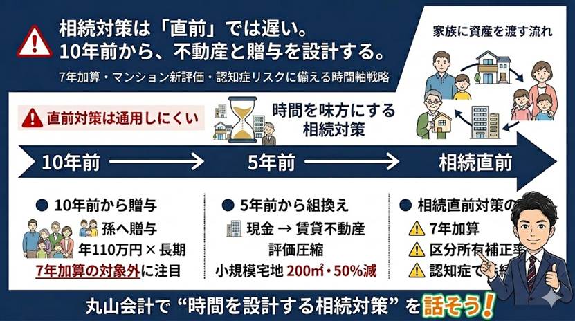 相続は10年前から逆算する 不動産贈与の時間軸戦略