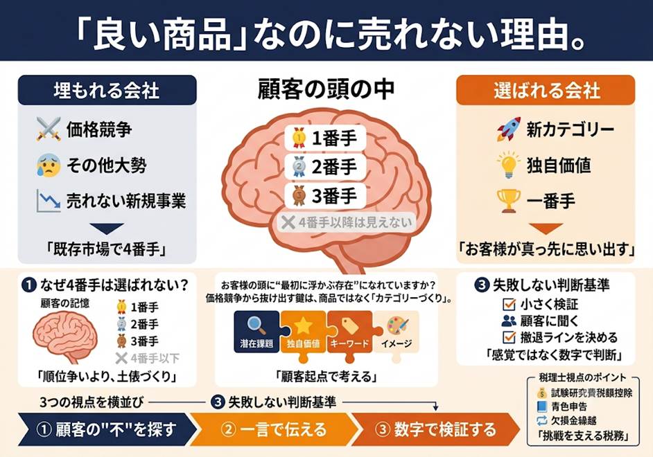 お客様の頭に、真っ先に浮かびますか──選ばれ続ける新規事業をつくる3つの視点