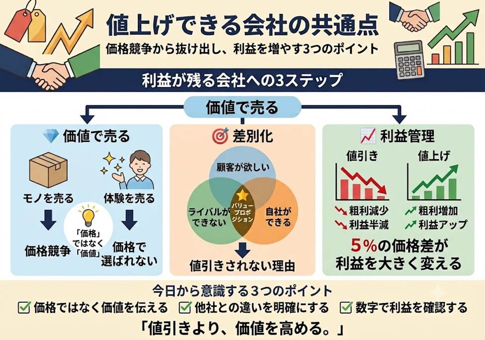 同じ商品なのに、なぜ1000円で売れるのか?──価格競争から抜け出す3つの視点