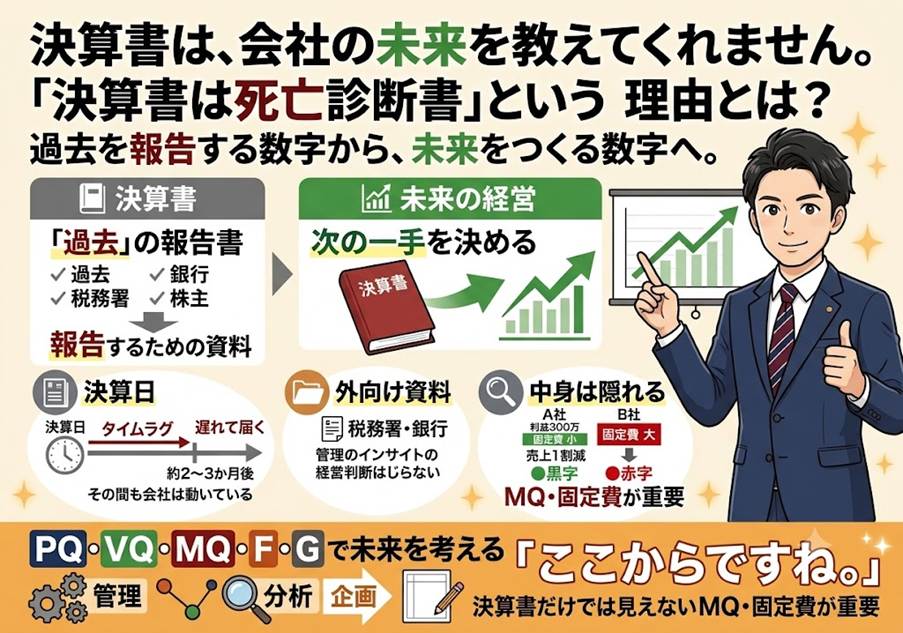 「決算書は、死亡診断書です」──税理士の私が、言ってしまう話