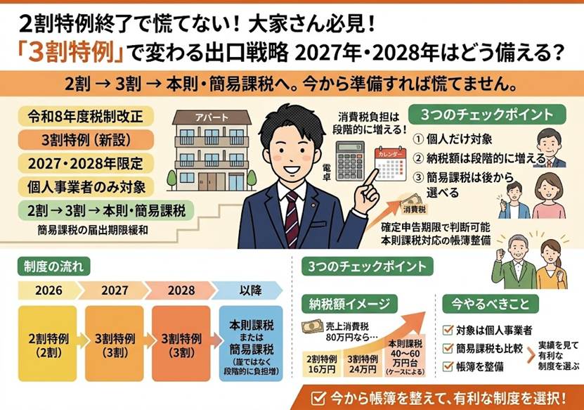 2割特例の次は3割特例 大家の出口戦略