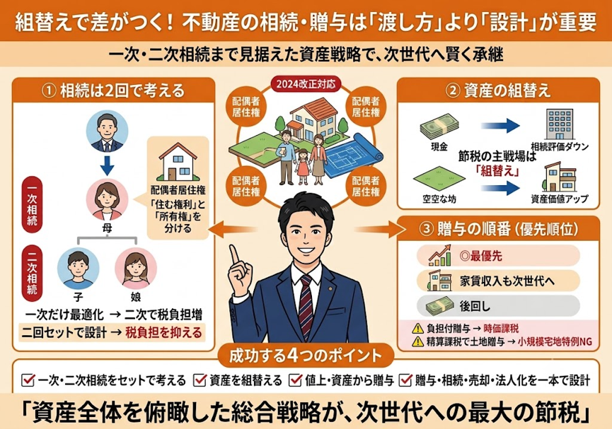 組替えで差がつく不動産の相続・贈与総合戦略