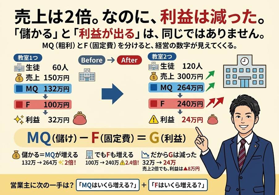 「儲かるのと、利益が出るのは違います」──ある飛び込み相談から、言葉の意味を分けて考えた話